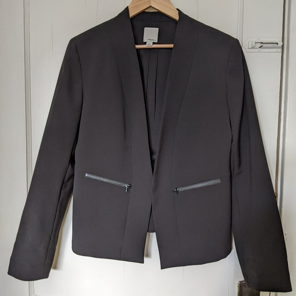 Halogen Black Blazer, NWOT, Size Large